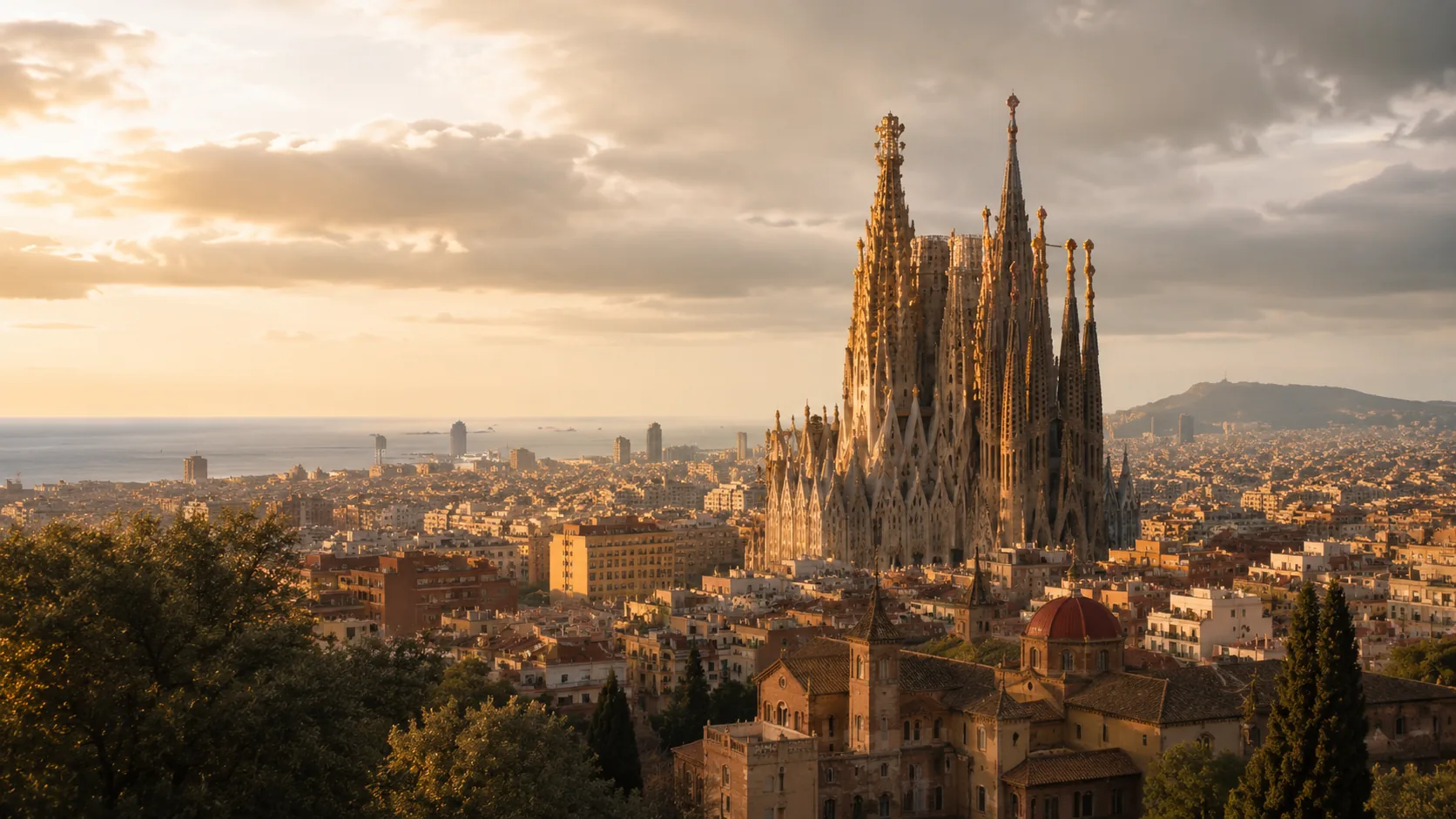Barcelona travel atmosphere