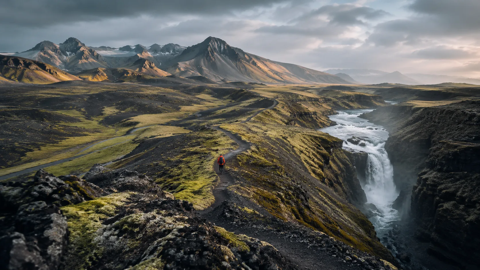 Iceland travel atmosphere