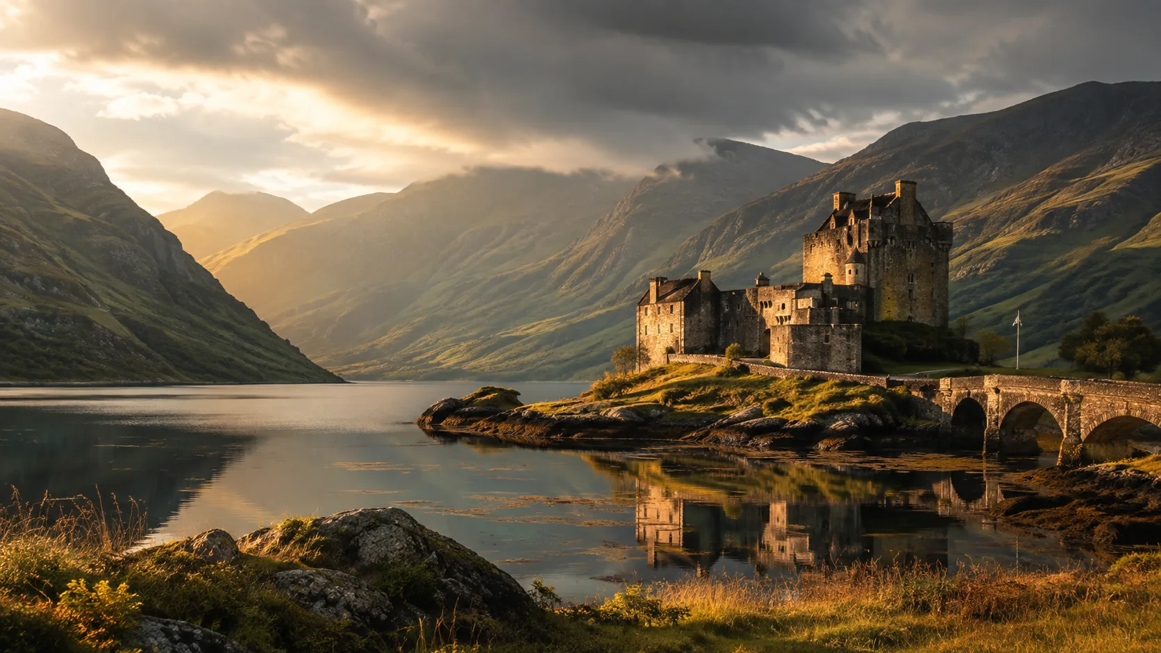 Scotland travel atmosphere